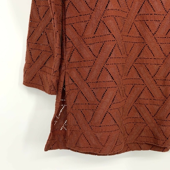 Banana Republic Geo Lace Pullover Sweatshirt Top - Picture 5 of 9